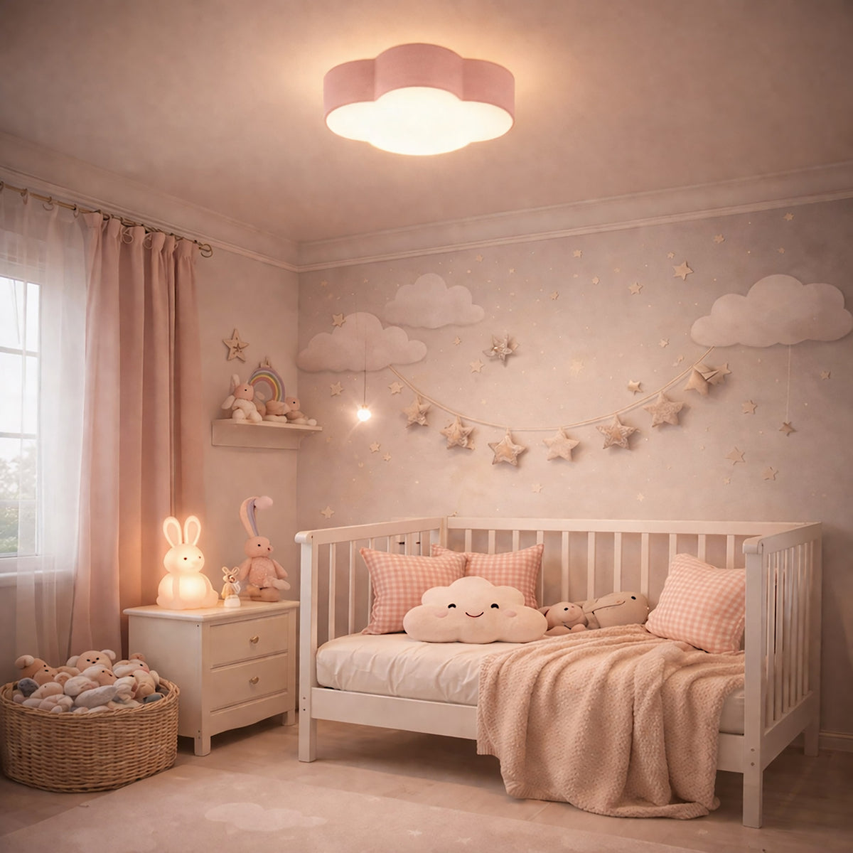 Plafoniera Cloud Pink Mini 2 6075