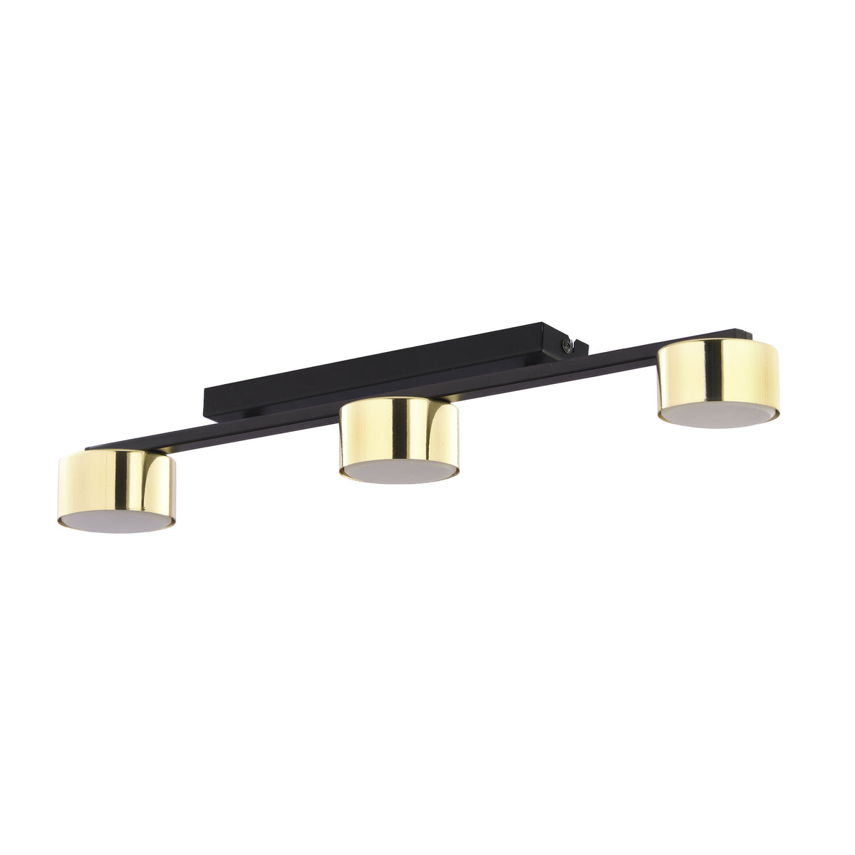 Plafonieră TK Lighting Dallas 3, auriu, negru, 6091