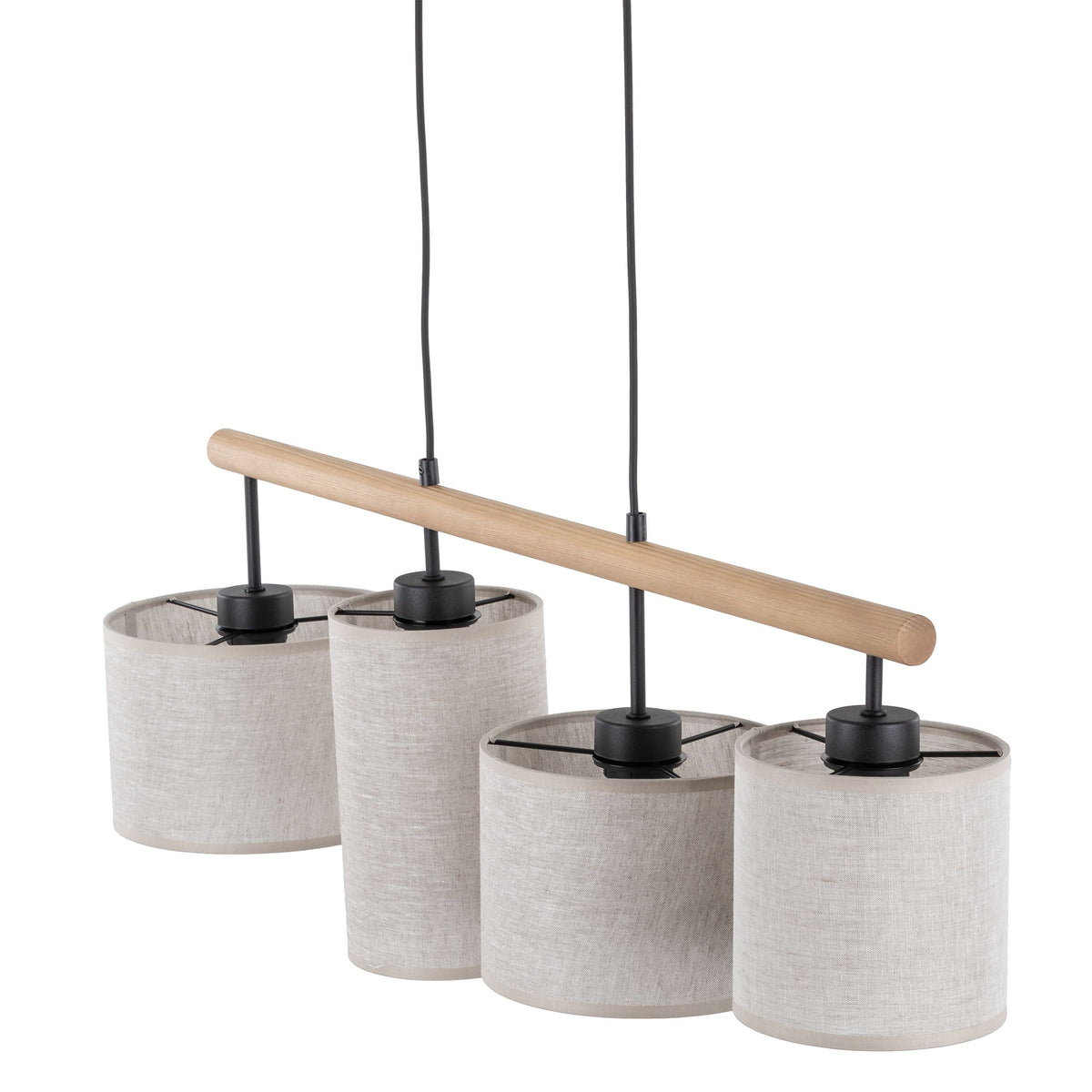 Lustră TK Lighting Deva 4 Fsc 100% SA-COC-006060, natur, 4 x E27, 6108