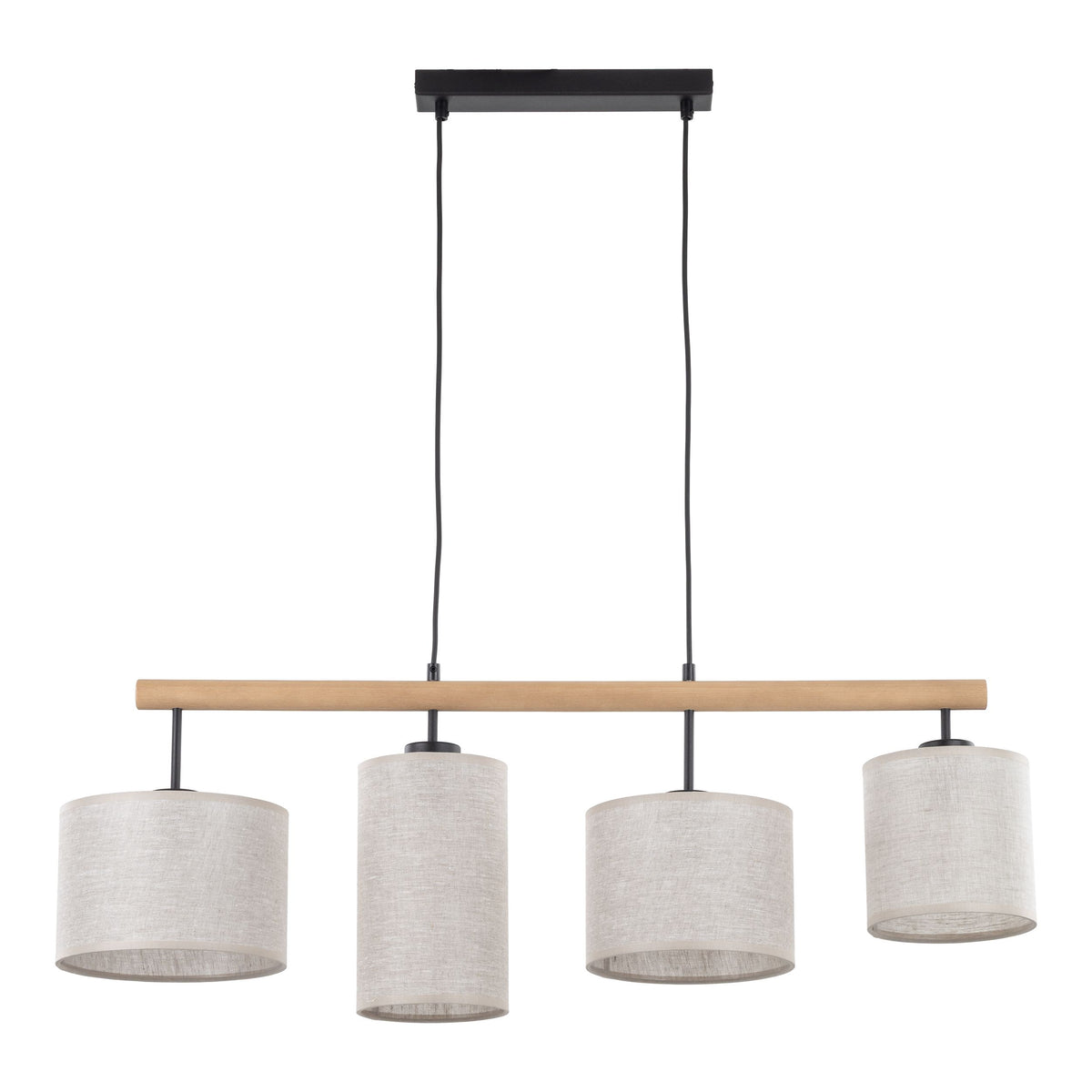 Lustră TK Lighting Deva 4 Fsc 100% SA-COC-006060, natur, 4 x E27, 6108