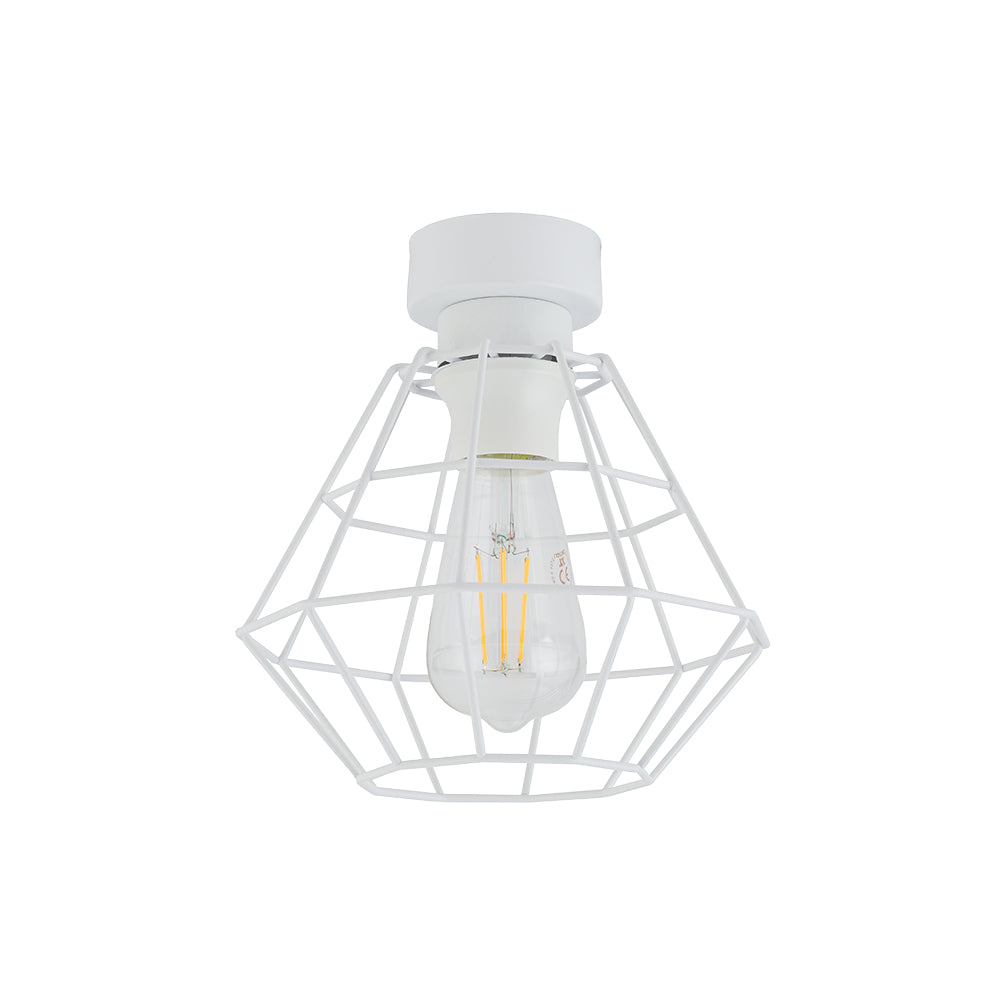 Plafonieră TK Lighting Diamond 1 M, alb, 6209