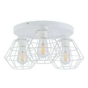 Plafonieră TK Lighting Diamond 3, alb, 3 x E27, 6214