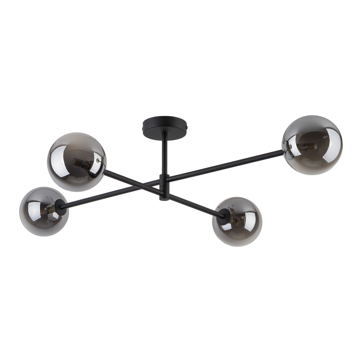 Plafonieră TK Lighting Sarius 4, negru, grafit, 4 x G9, 6235