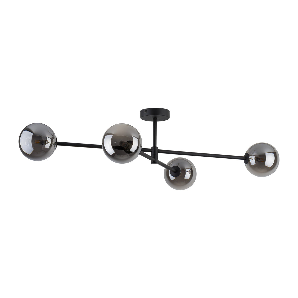 Plafonieră TK Lighting Sarius 4, negru, grafit, 4 x G9, 6235
