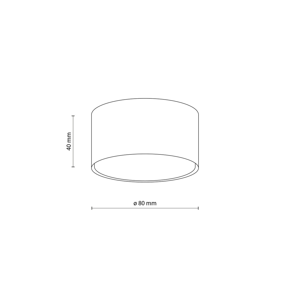 Spot TK Lighting Top, negru, 6241
