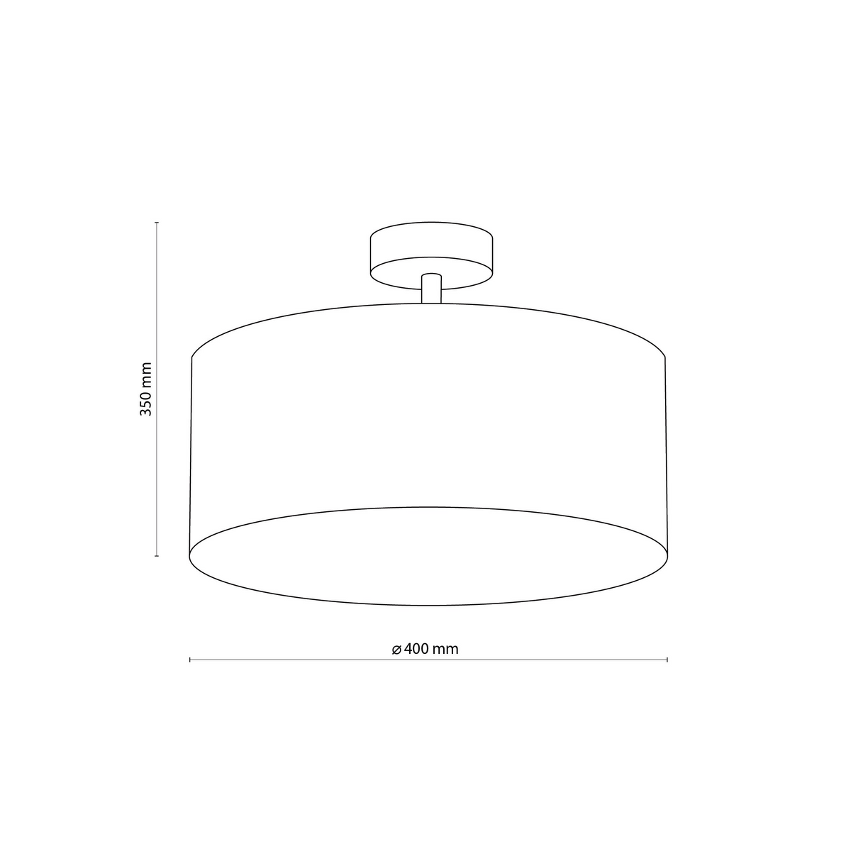 Plafonieră TK Lighting Rondo 4 400, in, 6247