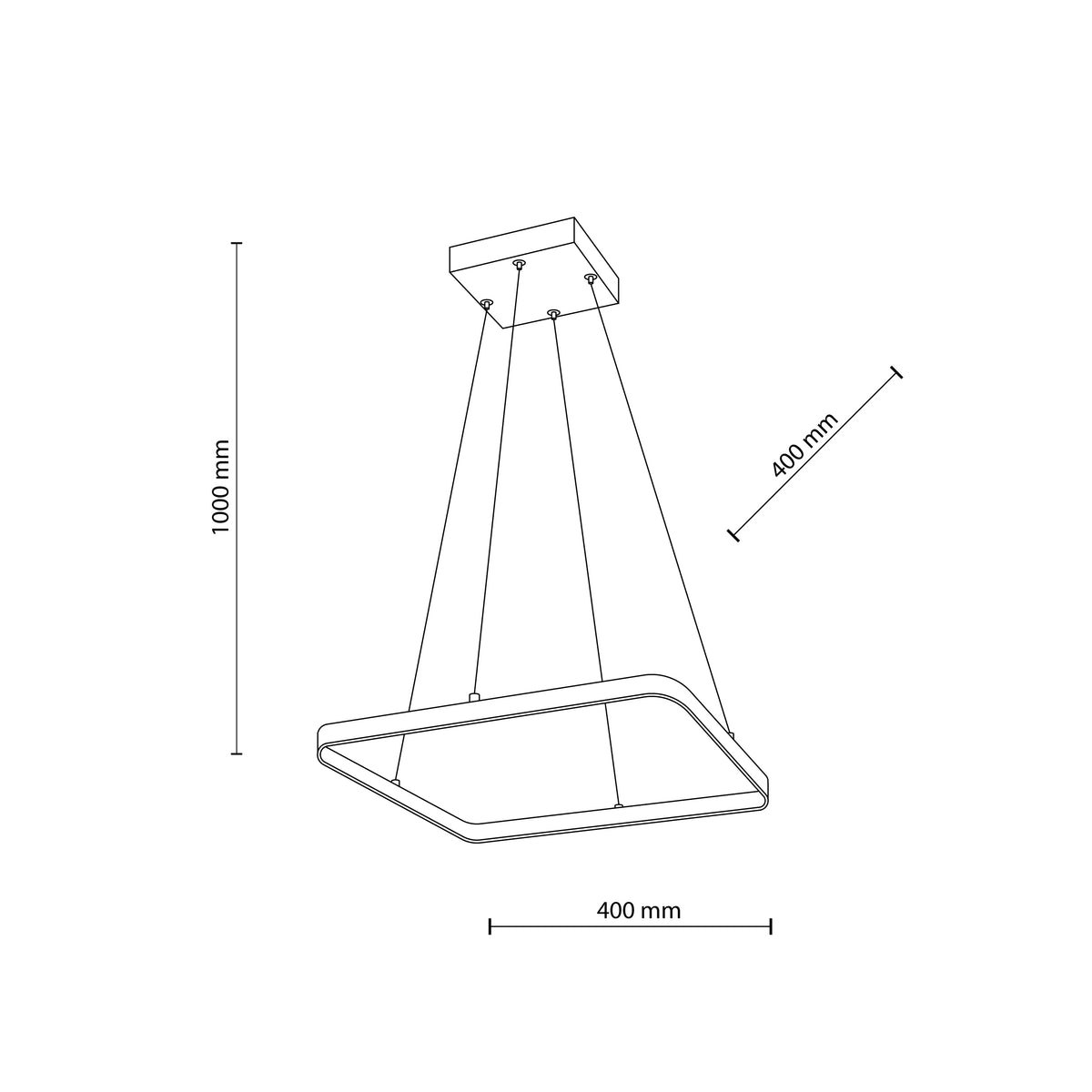 Pendul TK Lighting Lima, auriu, 6368