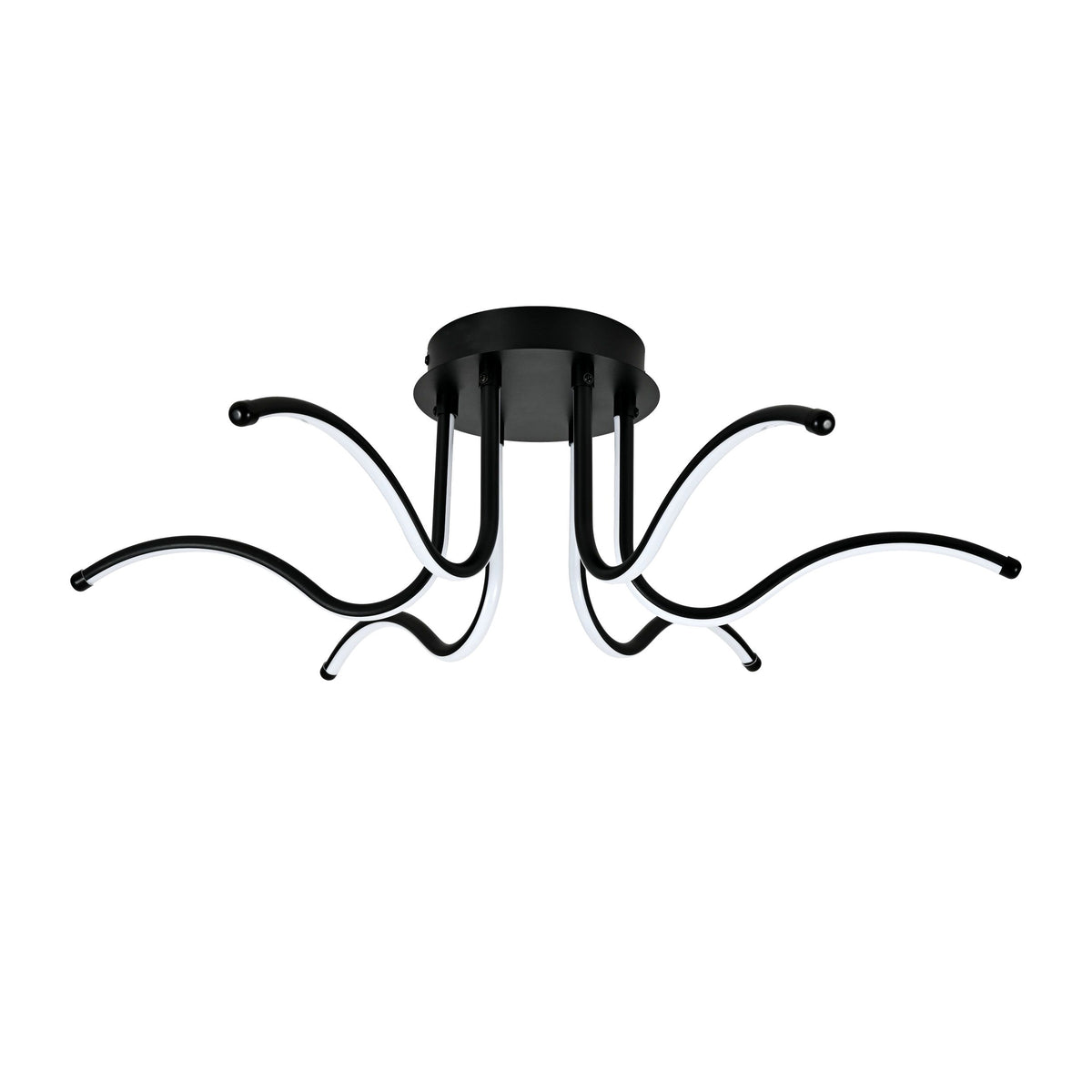Plafonieră TK Lighting Alexo, negru, 6382