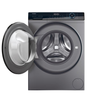 Masina de spalat rufe frontala cu uscator HAIER HWD80-B14939S8-S, 8/5 kg, 1400rpm, Clasa A/D, antracit