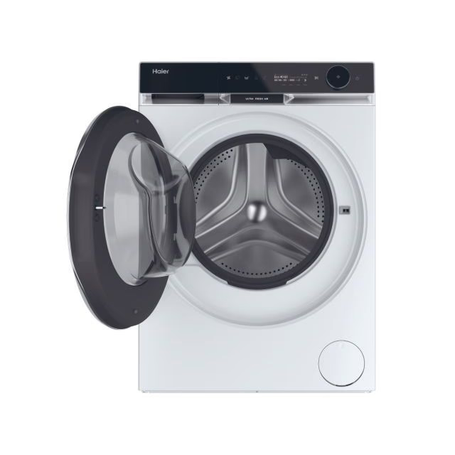 Mașină de spălat rufe cu uscător Haier HWD100-B14397US, 10/6 kg, albă