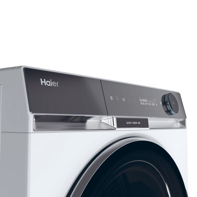 Mașină de spălat rufe cu uscător Haier HWD100-BD14397US, 6 kg / 6 kg, 1400 rpm, neagră