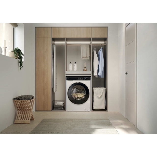 Mașină de spălat rufe Haier HW100-BP14357U-S, 10 kg, 1400 rpm, albă