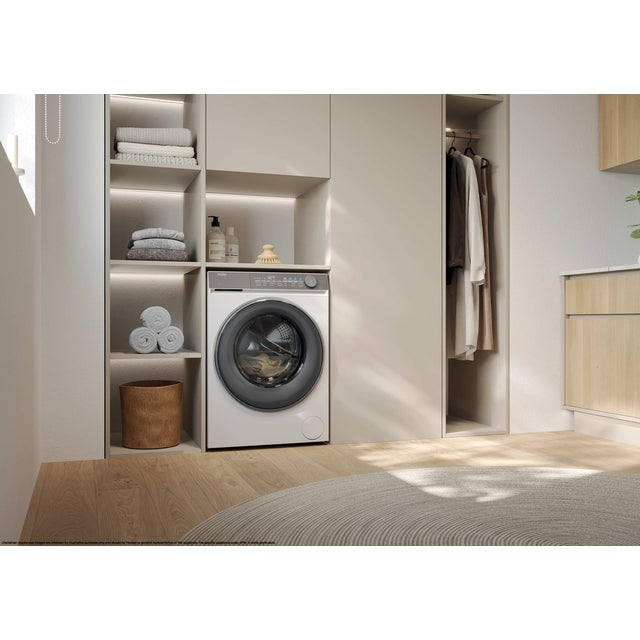 Mașină de spălat rufe Haier HW80-B14367U-S, 8 kg, 1400 rpm, albă