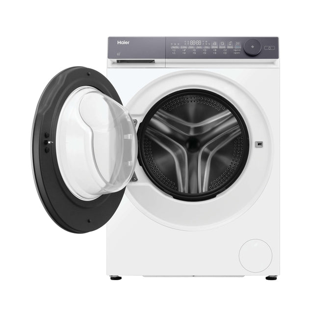 Mașină de spălat rufe cu uscător Haier HWD100-B14367U-S, 6 kg / 6 kg, 1400 rpm, argintie