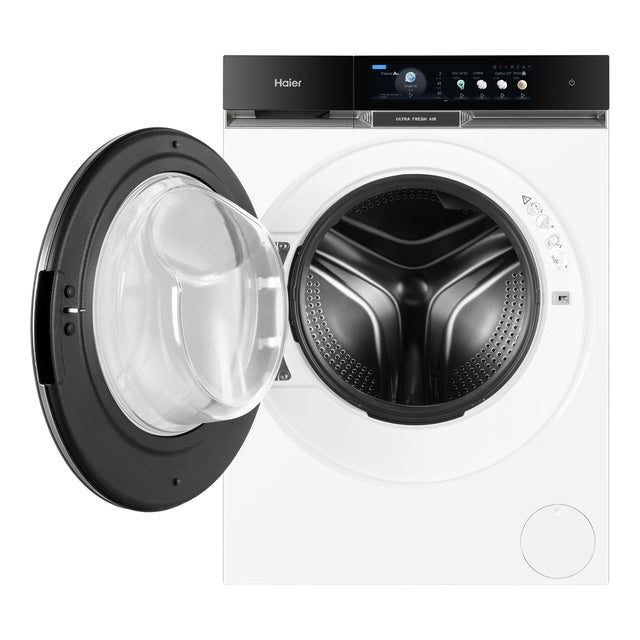 Mașină de spălat rufe Haier HW100-BD14611U1S, 10 kg, 1400 rpm, albă