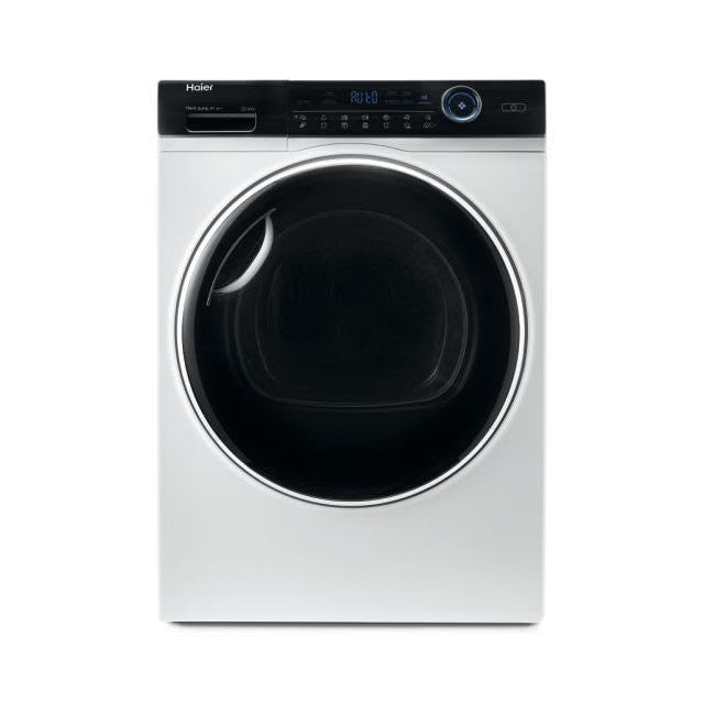 Uscator de rufe Haier HD90-A3979-S, Pompa de caldura, 9 kg, Clasa A+++, Motor Inverter, Dry Sensor, iRefresh, iTime, Full Time Reverse, Pillow Drum, Drum light, Alb