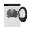 Uscator de rufe Haier HD80-A3959-S, Pompa de caldura, 8 kg, Clasa A+++, Wi-Fi, Motor Inverter, iRefresh, Dry Sensor, Pillow drum, iTime, Filtru triplu, Drum light, Alb
