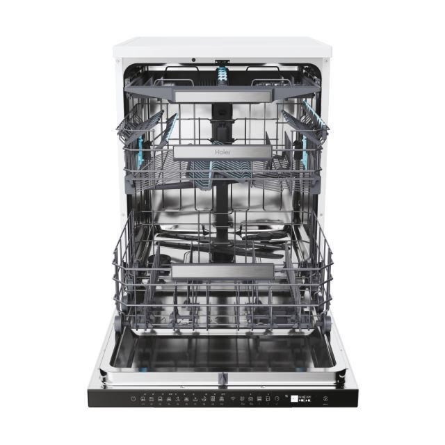 Mașină de spălat vase Haier XF 4A4M4PW, 14 seturi, 60 cm, albă