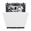 Masina de spalat vase incorporabila Haier XS 6B0M3PDB, 16 seturi, 3 sertare, 10 programe, Clasa B, Motor Inverter, 40DB, WiFi, Ultra Dry, Aqua Stop, sliding door, 60 cm