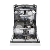 Masina de spalat vase incorporabila Haier XS 6B0M3PDB, 16 seturi, 3 sertare, 10 programe, Clasa B, Motor Inverter, 40DB, WiFi, Ultra Dry, Aqua Stop, sliding door, 60 cm