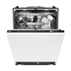 Masina de spalat vase incorporabila Haier XI 6B0M3PDB, 16 seturi, 3 sertare, 10 programe, Motor Inverter, WiFi, Deschidere automata usa, Senzor incarcare, Senzor grad murdarie, Clasa B, 60 cm