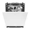 Masina de spalat vase incorporabila Haier I-Pro Shine Series 6 XS 4A4M3PB, 14 seturi, 3 cosuri, 10 programe, clasa A, Motor Inverter, Wi-Fi, AI program, H-arm spray, Maxi Tub, Automatic open door, Power Wash, Total Water block, Sliding door, 60 cm