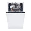 Masina de spalat vase incorporabila Haier XI0C3TB3FB, 10 seturi, 8 programe, Motor Inverter, WiFi, Aquastop, Deschidere automata usa, Senzor incarcare, Senzor grad murdarie, Clasa C, 45 cm