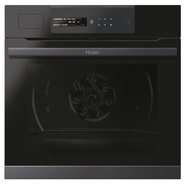 Cuptor încorporabil Haier HWO60SM5S9BH, 70 l, curățare pirolitică, negru