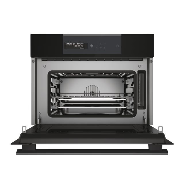 Cuptor compact încorporabil Haier HWO45NM6SXB1, 34 l, cu abur, negru