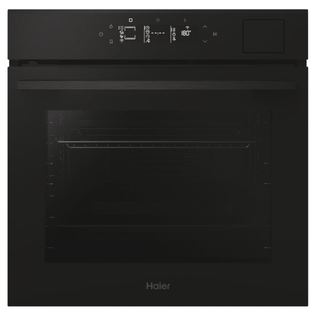 Cuptor încorporabil Haier H6 ID46G5SYTB, 78 l, curățare pirolitică, negru