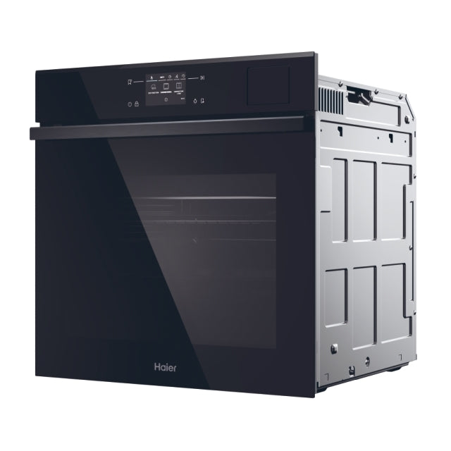 Cuptor încorporabil Haier H6 ID68C5SYTB, 78 l, curățare pirolitică, negru