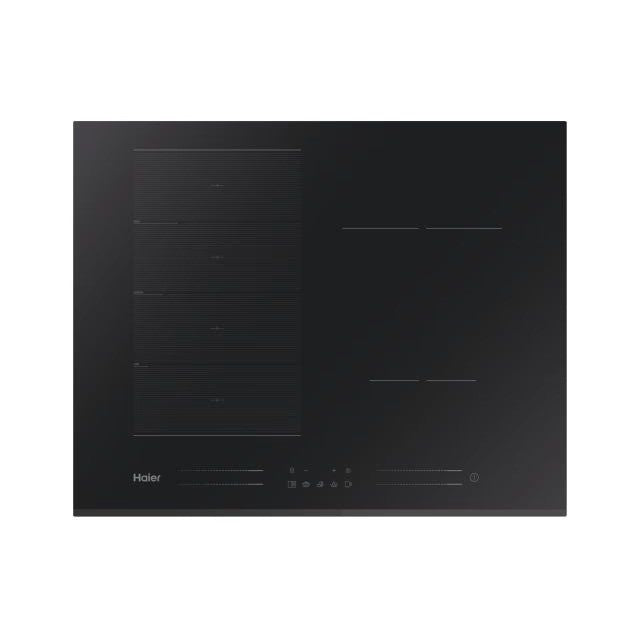 Plită cu inducție încorporabilă Haier HAMTSJ54MB1, 65 cm, 6 zone, neagră