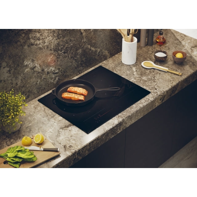 Plită cu inducție Haier HA2MTB58IRB1S, 65 cm, 4 zone, neagră