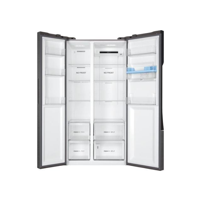 Frigider side by side Haier HSR3918EWPG, 521 l, No Frost, argintiu