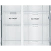Frigider side by side Haier HSR3918ENPB, 528 l, Total No Frost, Motor Inverter, Multi Air Flow, Display, Super cooling, Super freezing, Clasa E, H 177 cm, Negru