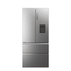 Combina frigorifica cu 4 usi French Door Haier HFW7819EWMP, 537 litri, Total No Frost, clasa E, Air Surround, Humidity Zone, MyZone, ABT, DayLight, Fresher Pad, H 192 cm Inox