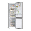 Combina frigorifica Haier HDW5620CNPD, 377 l, Clasa C, Total No Frost, WiFi, My Zone, Compresor Inverter, SuperFreezing, Display, H 200 cm, Dark Inox