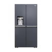Combina frigorifica Cube HAIER HCR7918EIMB, Seria7, 4 usi, compresor inverter, clasa E, Total No Frost (air surround), 601 L, H 177.5/90.8/75 cm, Dozator apa si gheata Absolute Ice, culoare Brushed Black