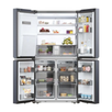 Combina frigorifica Cube HAIER HCR7918EIMB, Seria7, 4 usi, compresor inverter, clasa E, Total No Frost (air surround), 601 L, H 177.5/90.8/75 cm, Dozator apa si gheata Absolute Ice, culoare Brushed Black