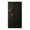 Frigider Side by side Haier HSR5918DIPB, 511 l, Total No Frost, Display touch, Dispenser apa si gheata,Clasa D, H 177 cm, Negru