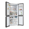 Side by Side Cube Haier HCR3818ENPT , 467 l, Total No Frost, Functie Vacanta, Supercooling, Superfreezing, 180/83/65 cm, Slate Black