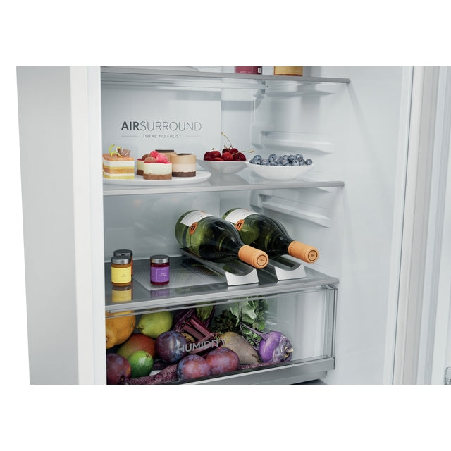 Combină frigorifică încorporabilă Haier EHBQW5518E, 251 l, No Frost, albă