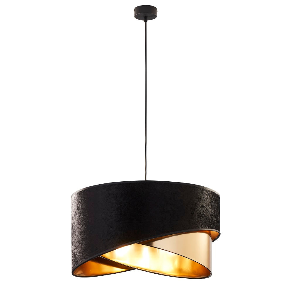 Lustră TK Lighting Tercino 3 Teșită 500, negru, auriu, 3 x E27, 6432
