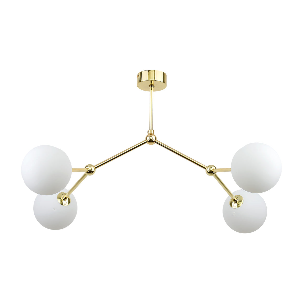 Lustră TK Lighting Fairy 4, auriu, 4 x G9, 6470