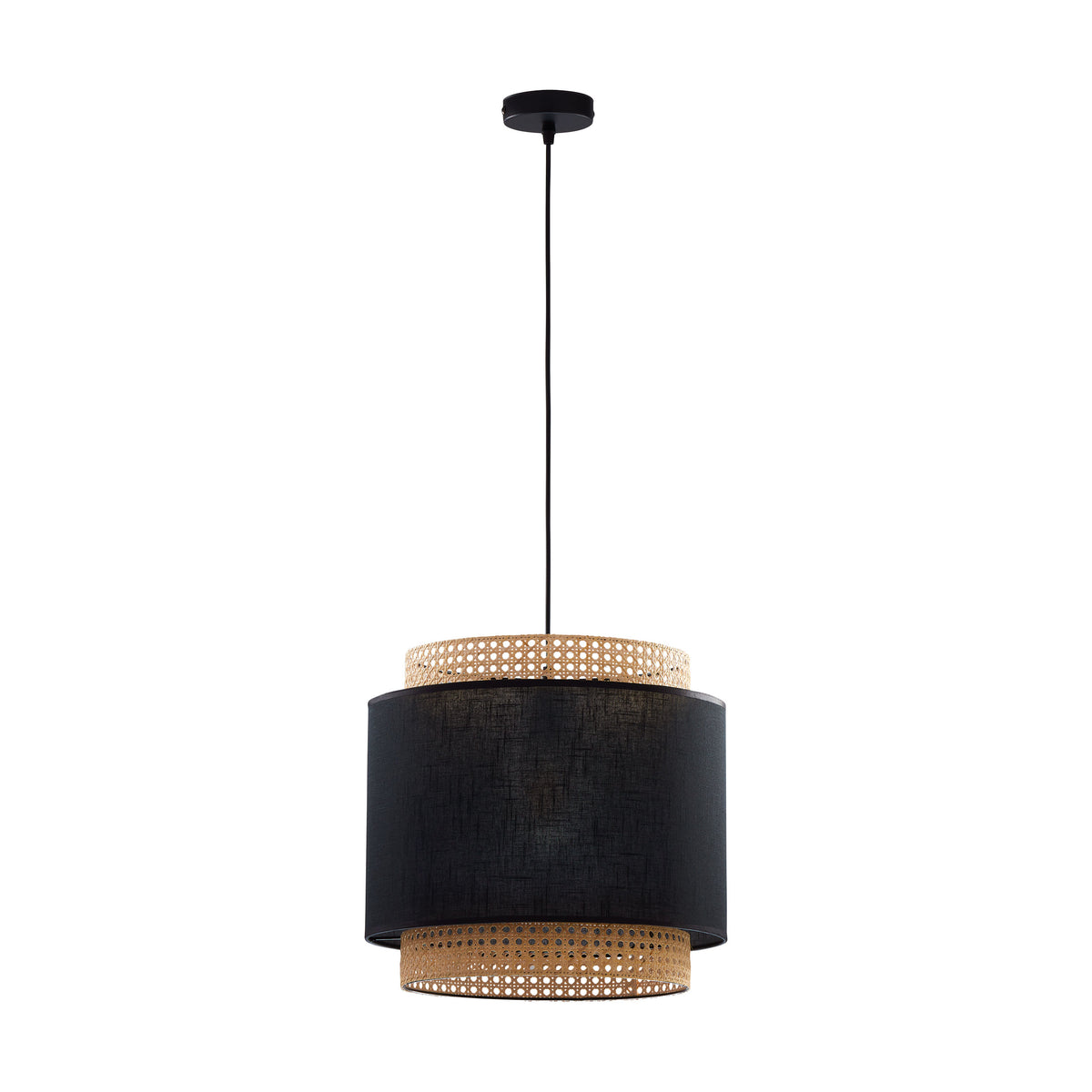 Pendul TK Lighting Boho 1, negru, 6542