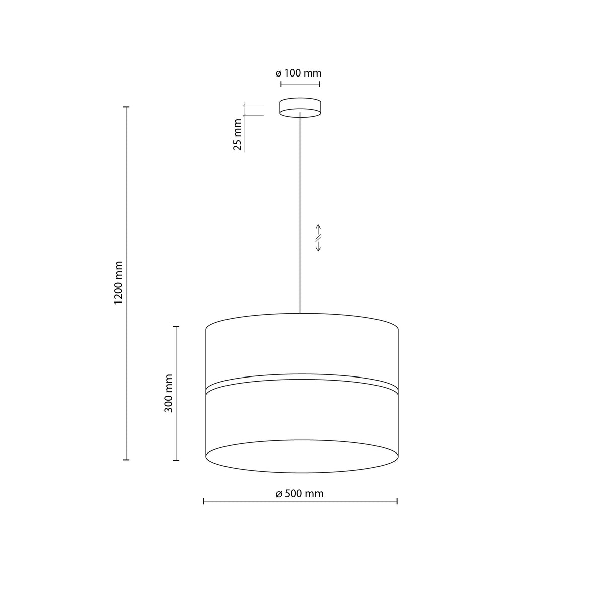 Lampa suspendată Linobianco 1 6573 TK 6573
