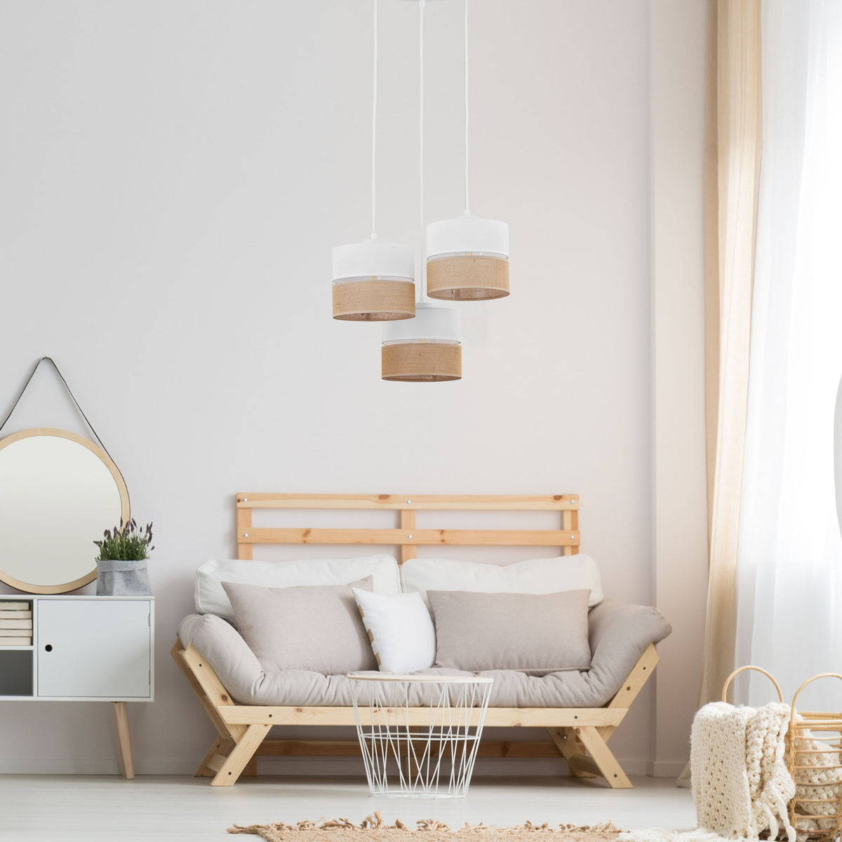 Lampă suspendată Linobianco 3 6575 TK 6575