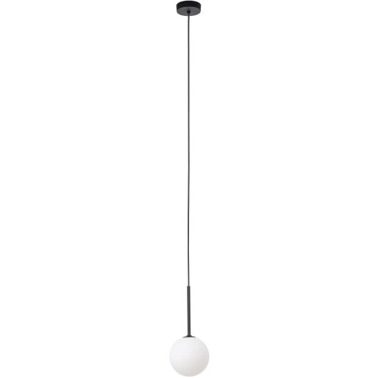 Lampă suspendată TK Lighting Martin, negru/alb, 4502