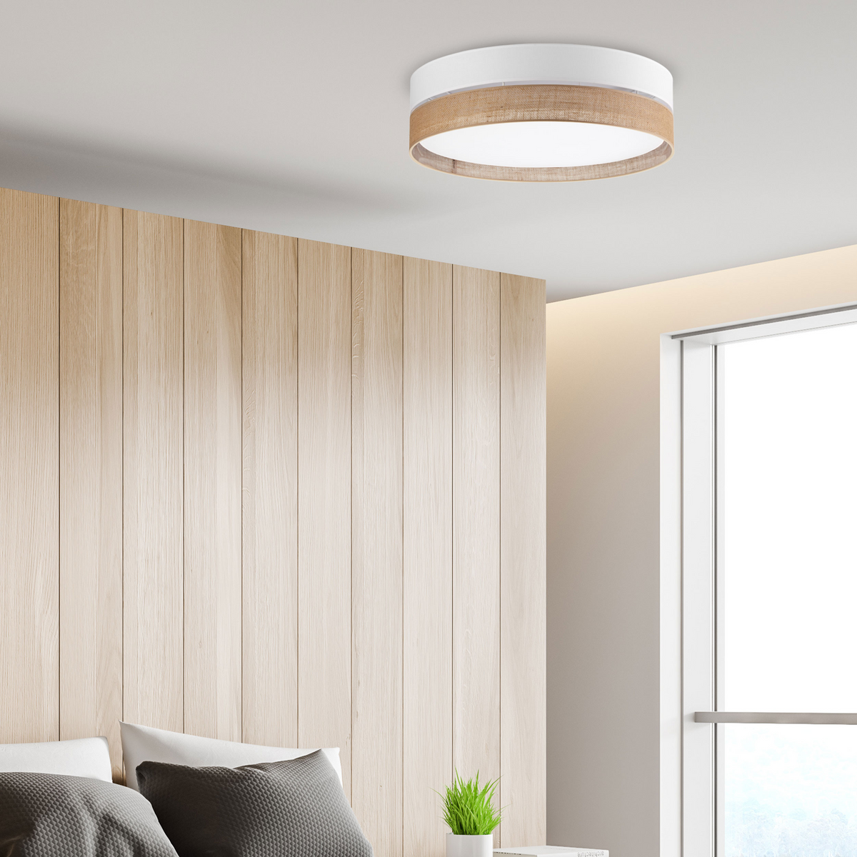 Plafonieră TK Lighting Linobianco, 6578