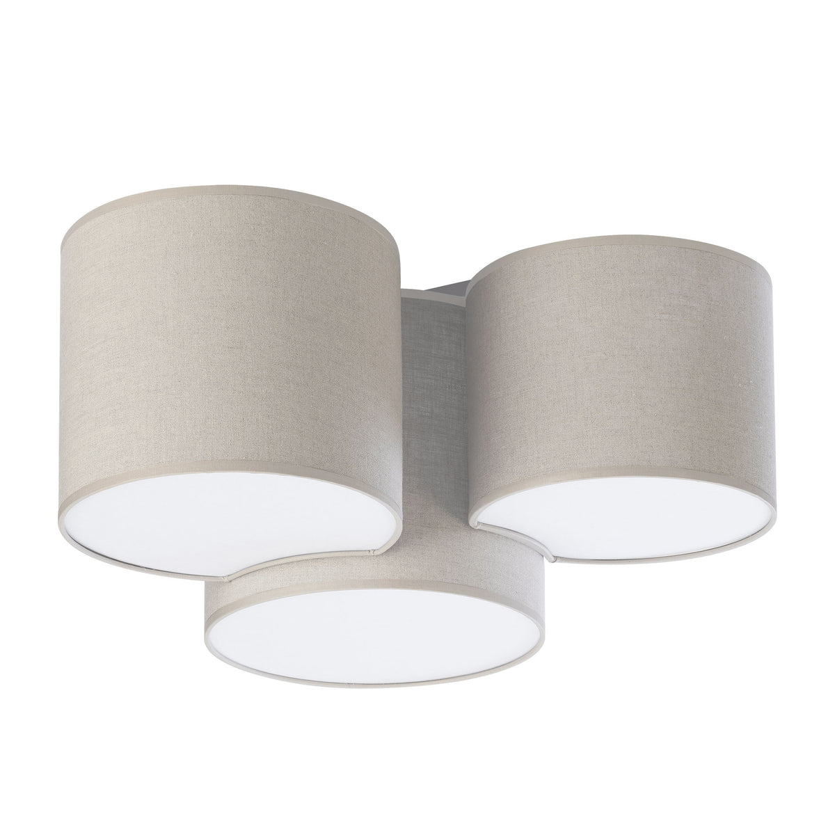 Plafonieră TK Lighting Mona 3, natur, 3 x E27, 6591